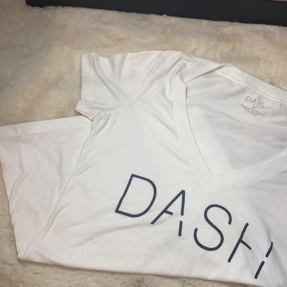 Dash white v-neck t-shirt - Picture 2 of 3